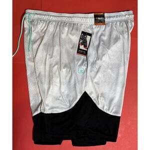 AND1 White & Black Fashion Basketball Shorts Men's Size XXXL NWT! NEW!